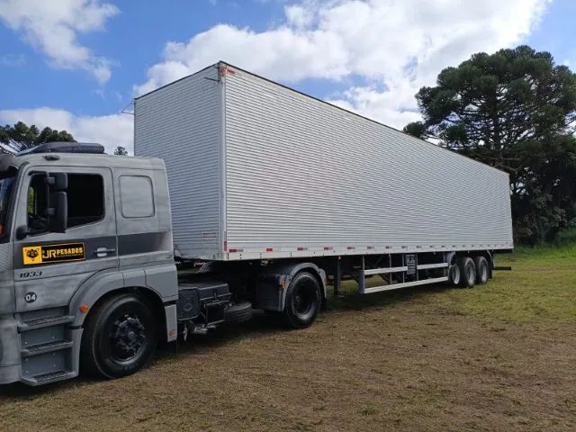 carreta bau randon 30 paletes 15.28m x 2.53m ano 2014 - Foto 4