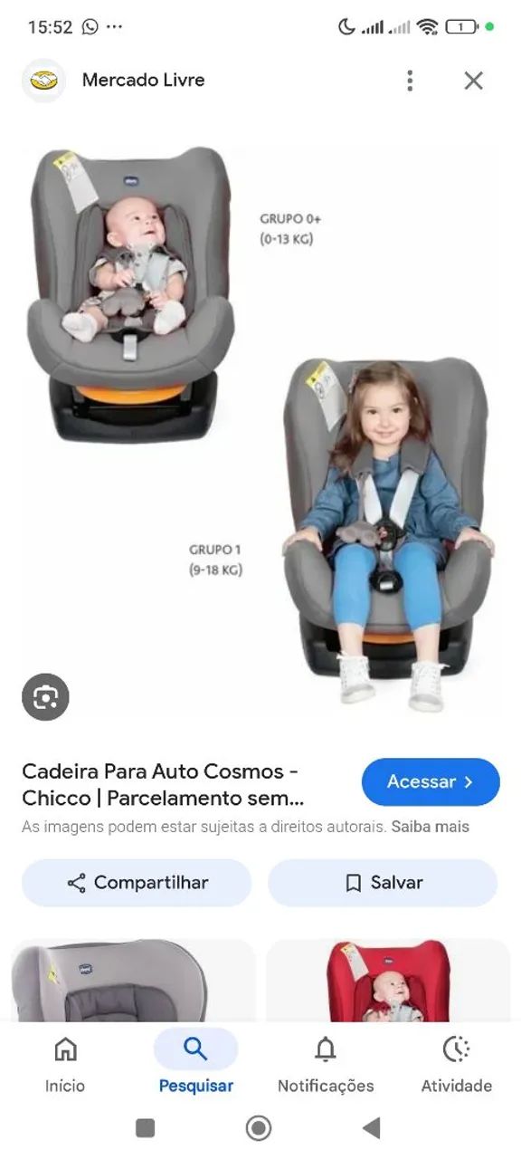 Cadeirinha Chicco reclinável  - Foto 6