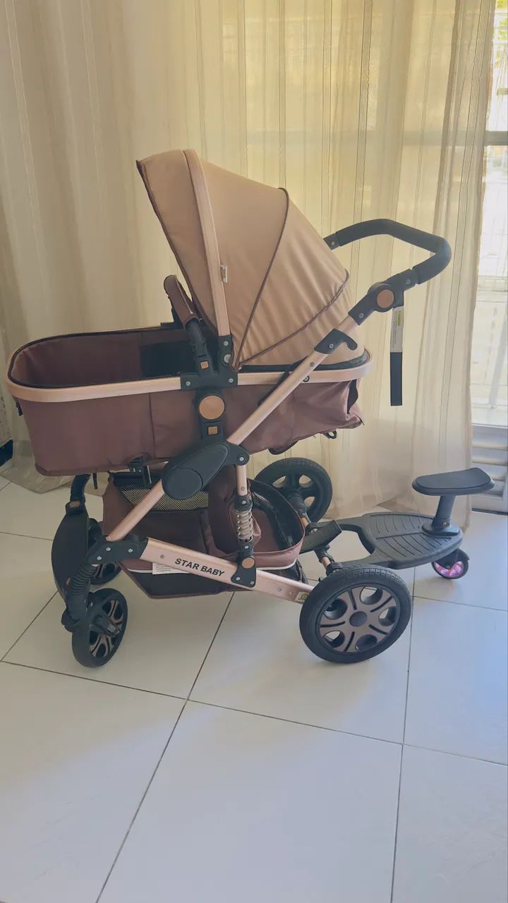 Carrinho de bebê 3 em um  - Foto 5
