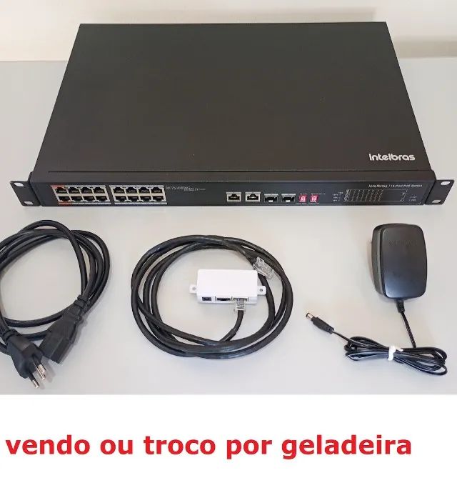 Switch para sistema CFTV - câmeras Intelbras DVR 