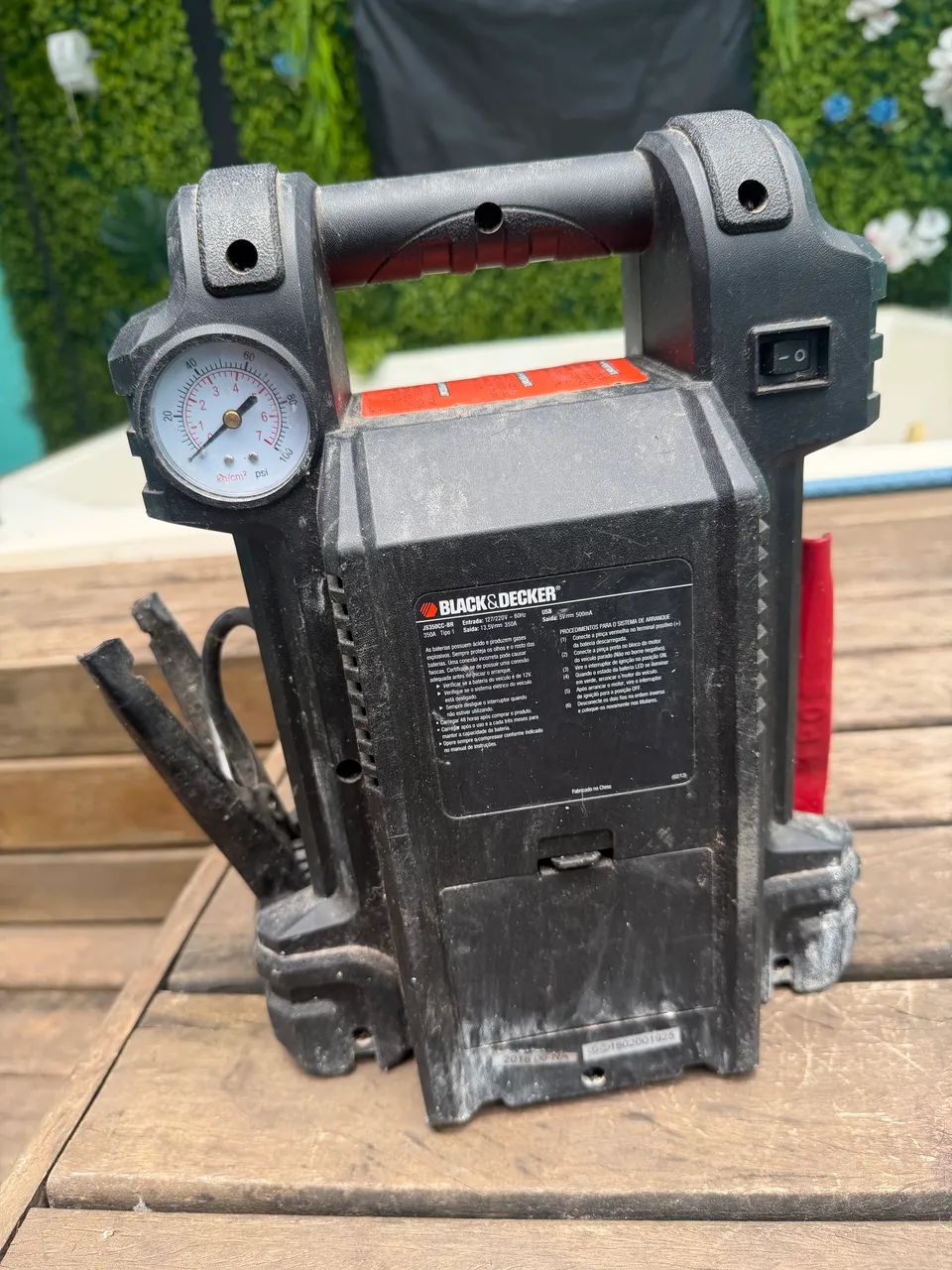 Auxiliador de partida, compressor, lanterna entrada USB  - Foto 3