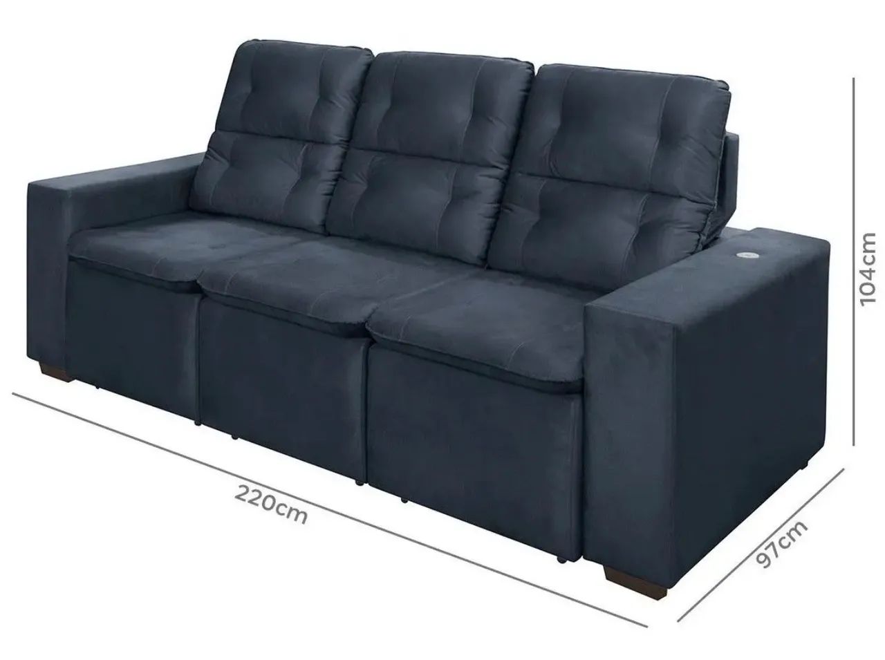 SOFA CAMA RETRATIL - Foto 5