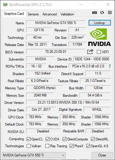 GTX 550 TI - Foto 3