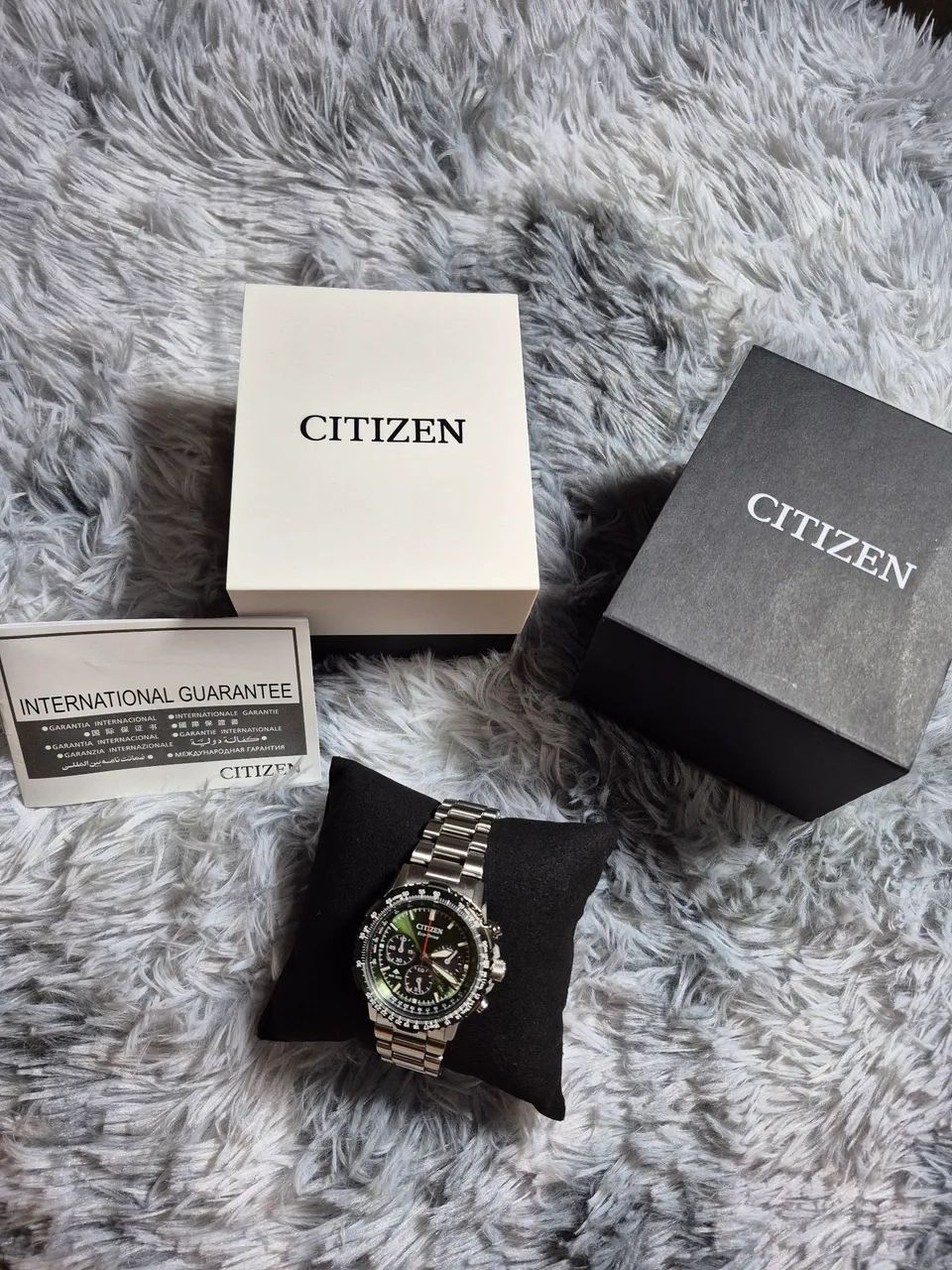 Citizen Nighthawk Eco-Drive Chronograph Verde  - Foto 4