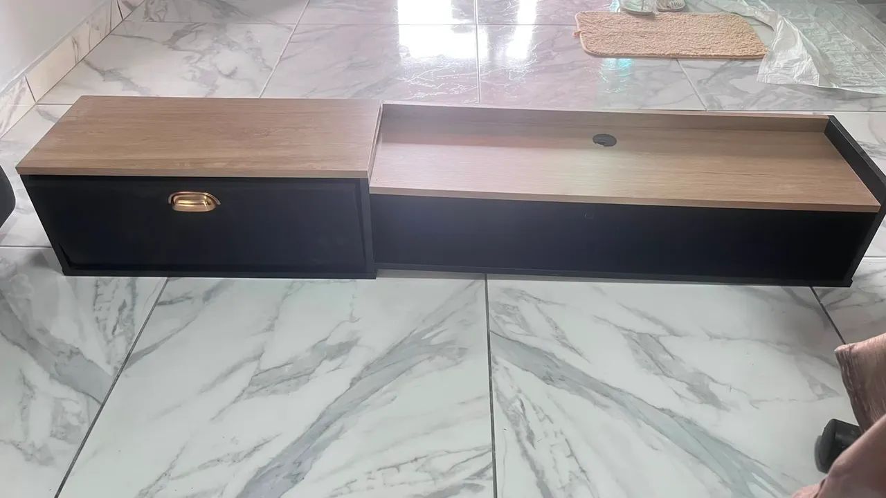 Rack de parede para tv de 50 polegadas  - Foto 3
