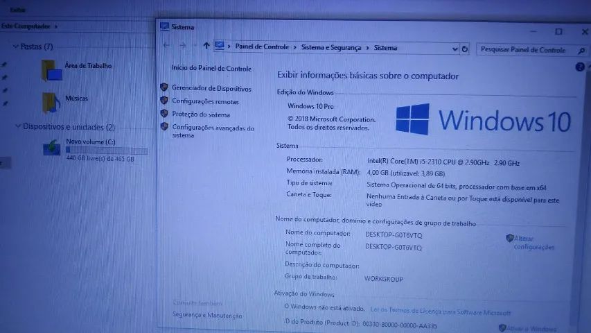 computador i5 gabinete