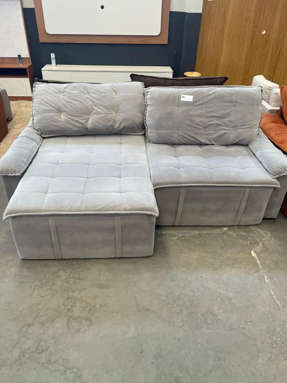 SOFÁ-CAMA RETRÁTIL E RECLINÁVEL 2,20M - Foto 2