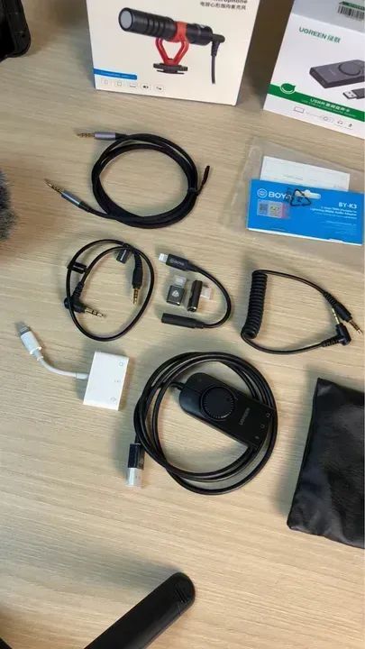 BOYA BY-MM1 Criador de Conteúdo / Kit Microfone + Vários Acessórios / Envio Rápido - Foto 3