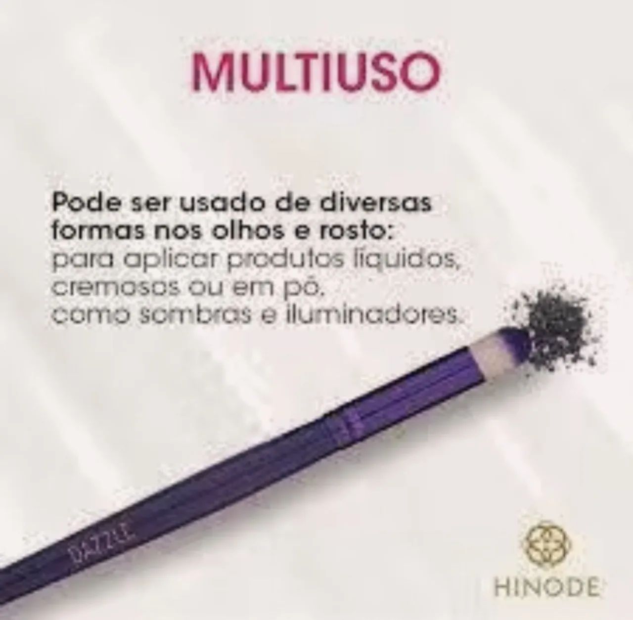 Pincel Multiuso Hinode para maquiagem  - Foto 3