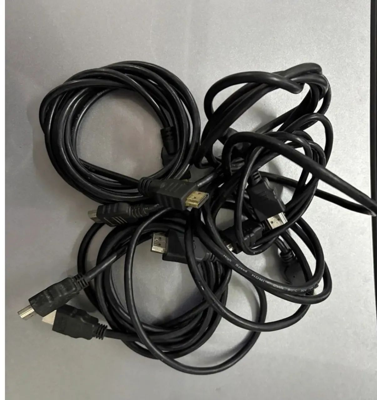 Lote 10 cabos hdmi sortidos