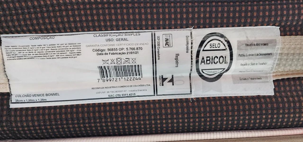 Colchão casal molas Bonnell parcela em ate 10x - Foto 2