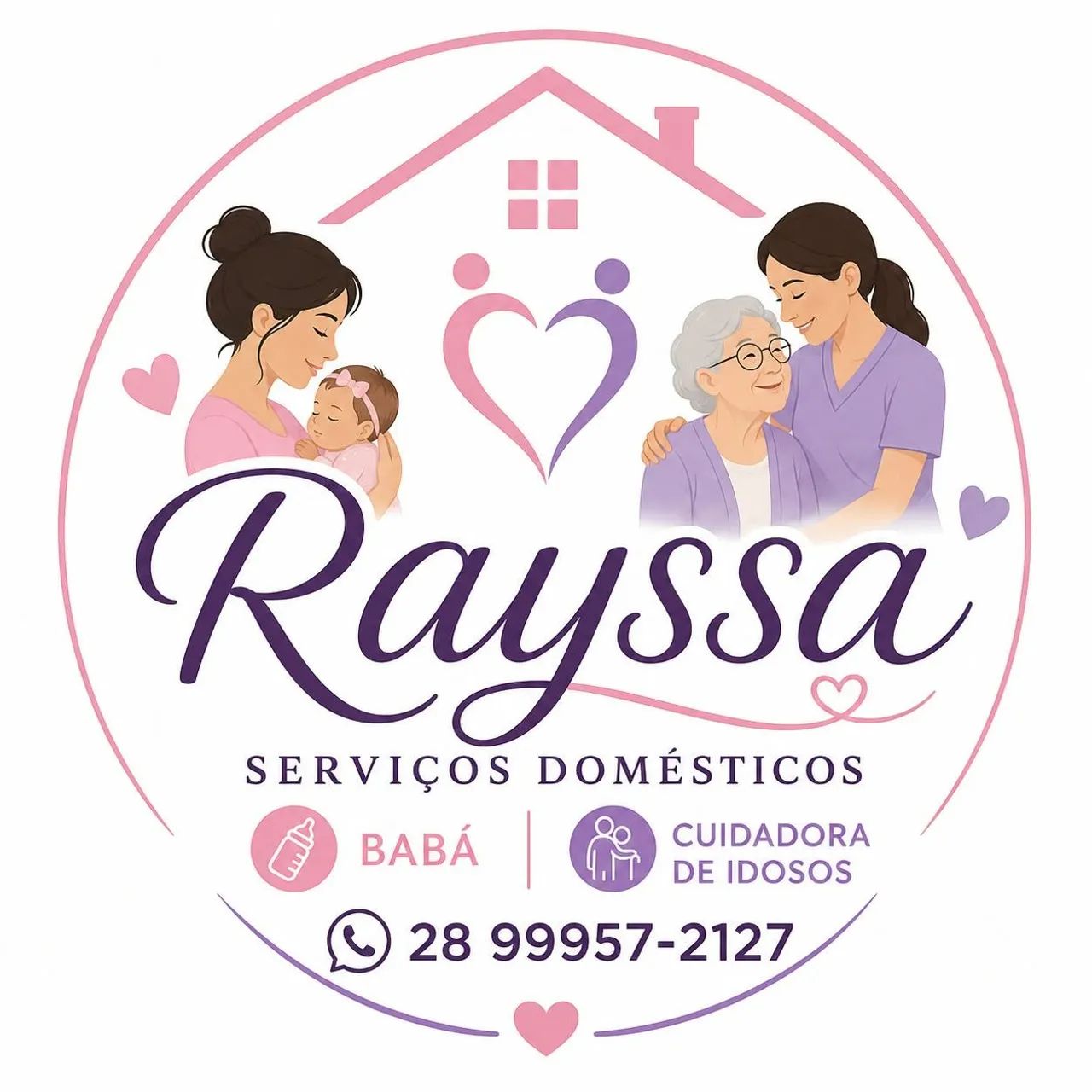 Faço serviços domésticos 