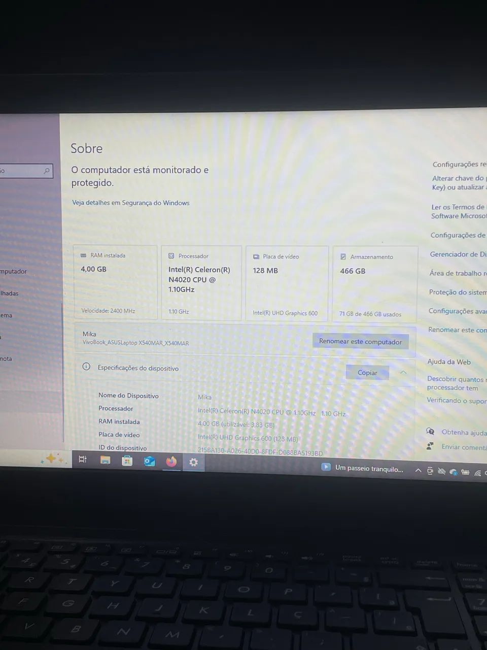 Notebook ASUS VivoBook X540MAR  - Foto 2