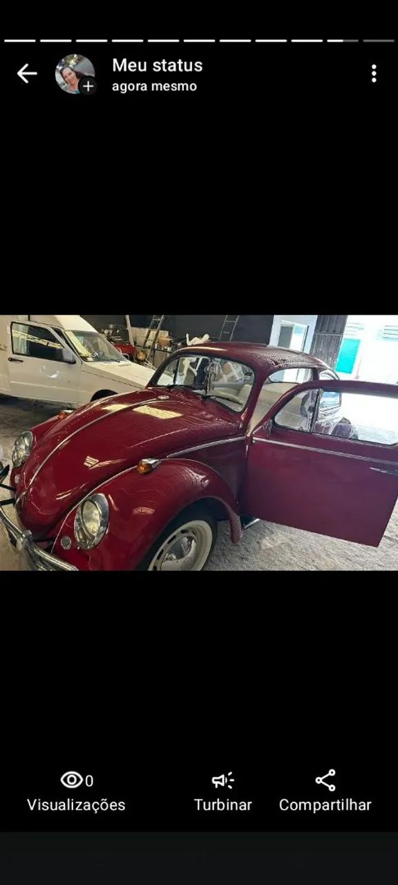 Fusca vermelho  - Foto 3