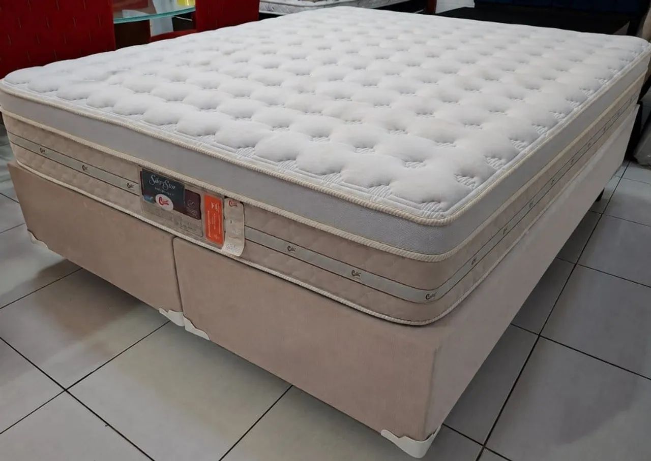Cama Queen Size, Castor - ENTREGA GRÁTIS