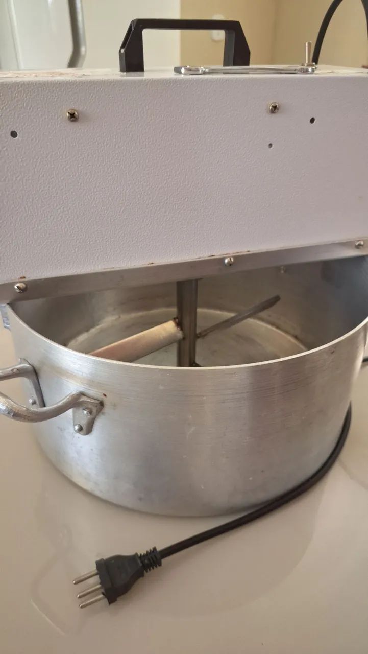 Misturador Elétrico para Massa de Salgados | Tacho com Pá