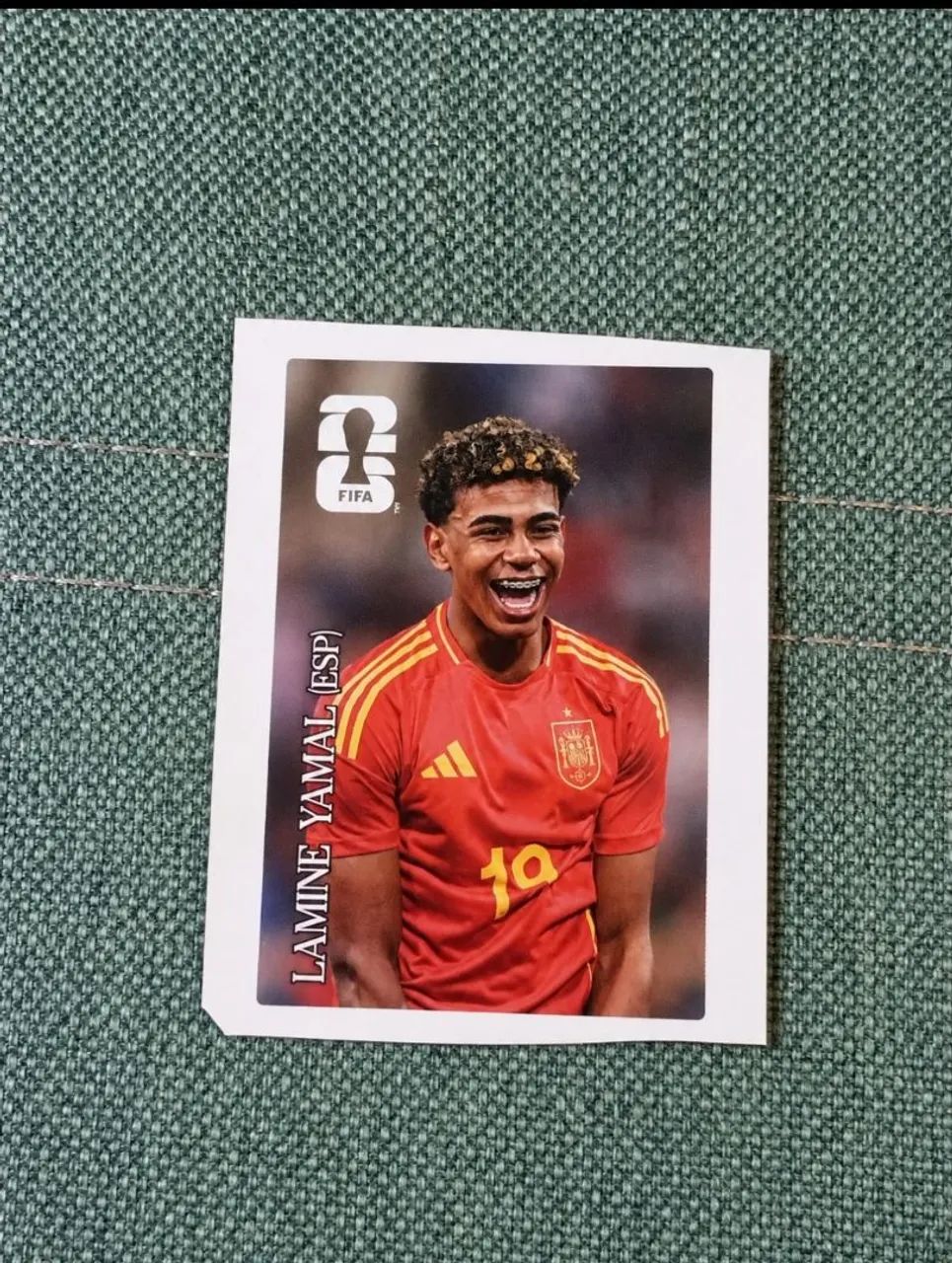 Figurinha Lamine Yamal FIFA Coca Cola Futuro Craque da Copa do Mundo 2026  Colecionador - Foto 6