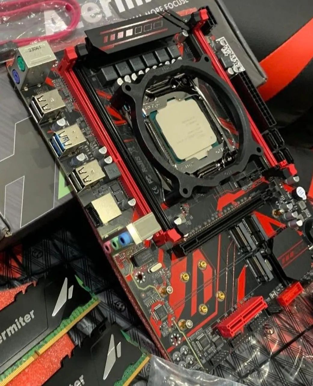 Kit Xeon X99 processador e placa mãe  - Foto 2