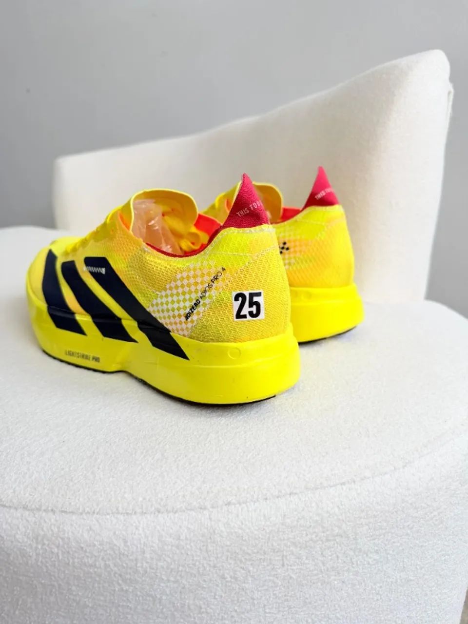 Adidas Adizero Adios Pro 4 Amarelo/Preto Importado Masculino (Foto
