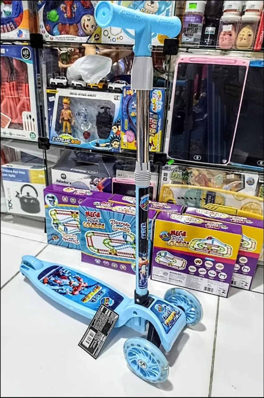 Patinete infantil com led(sem caixa) até 25kg - Foto 2
