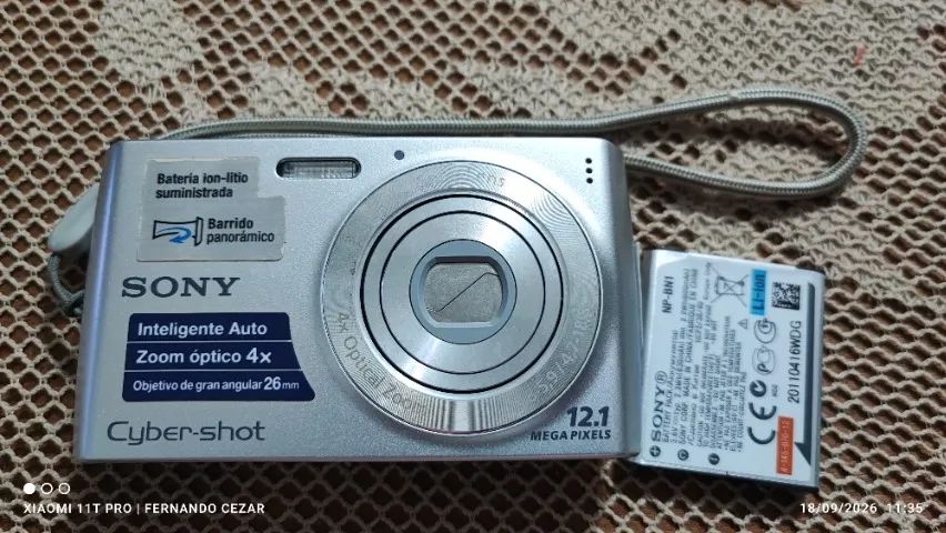 Câmera Sony Cyber Shot 12 mega pix - Câmeras e Filmadoras