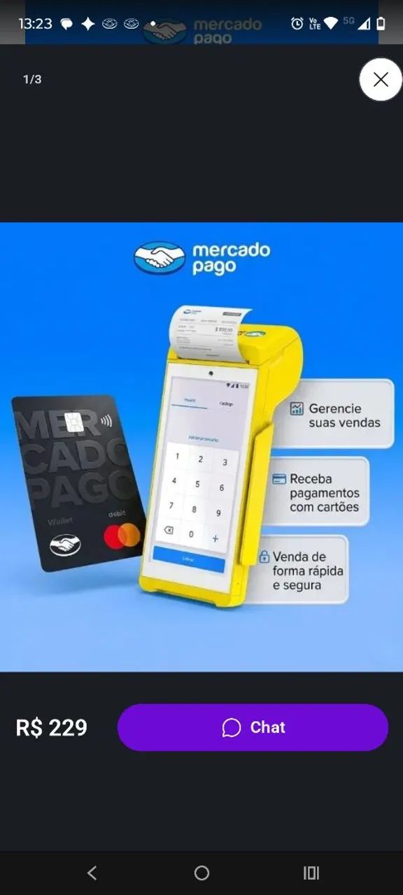 Maquina smart pro mercado pago  - Foto 3
