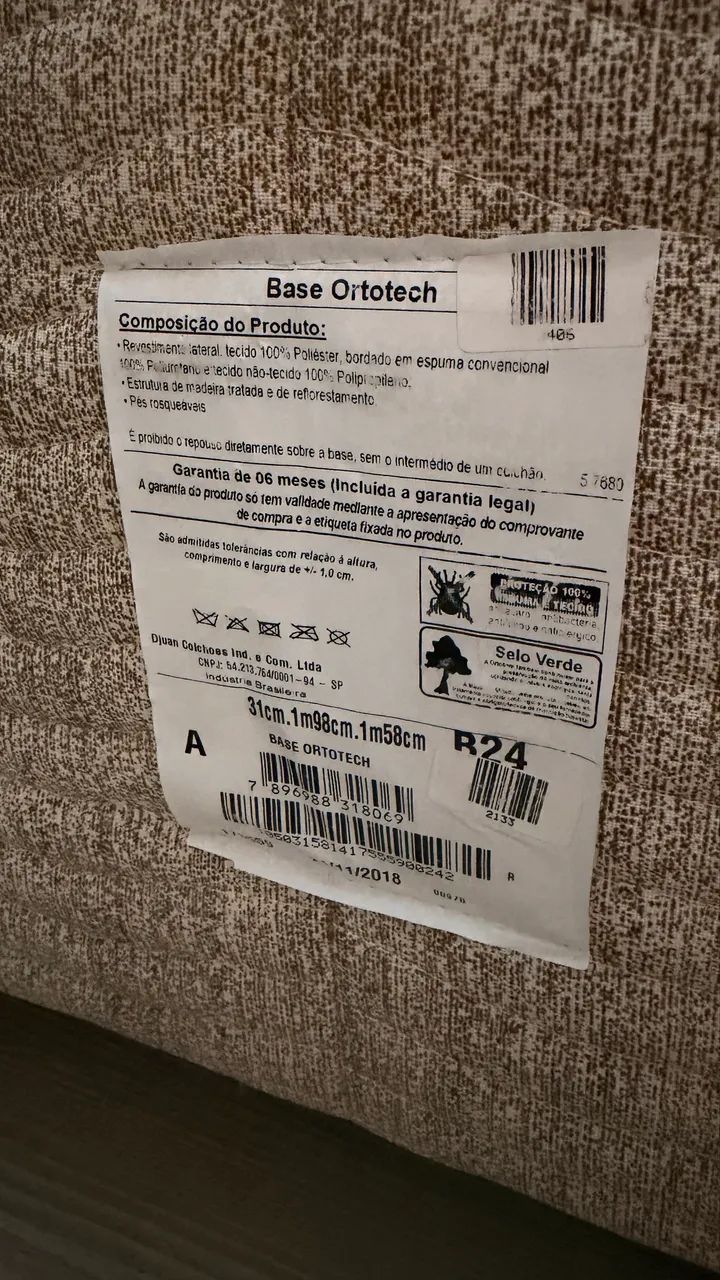 Cama box + colchão Ortob0m Queen Size - Foto 5