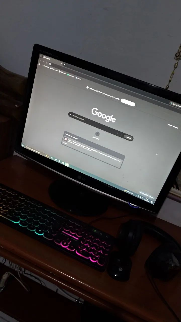 PC Computador completo, com monitor LG + Teclado, mouse e headset de brinde! - Foto 4
