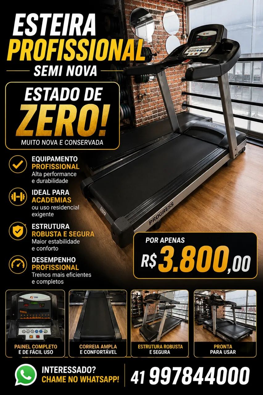 Esteira profissional  - Foto 5