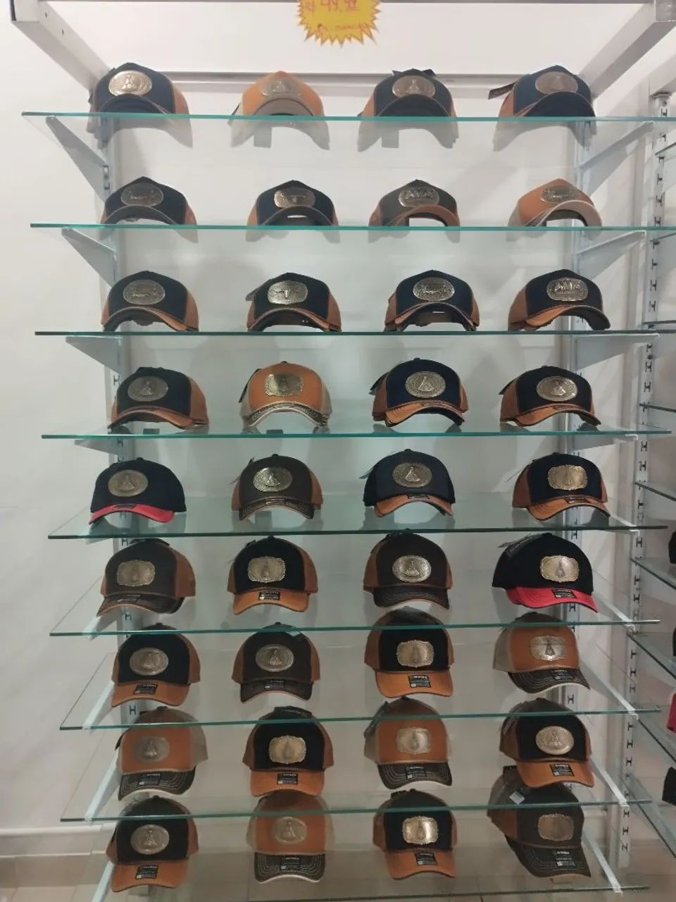 Prateleira de Vidro para roupas e acessórios  - Foto 2