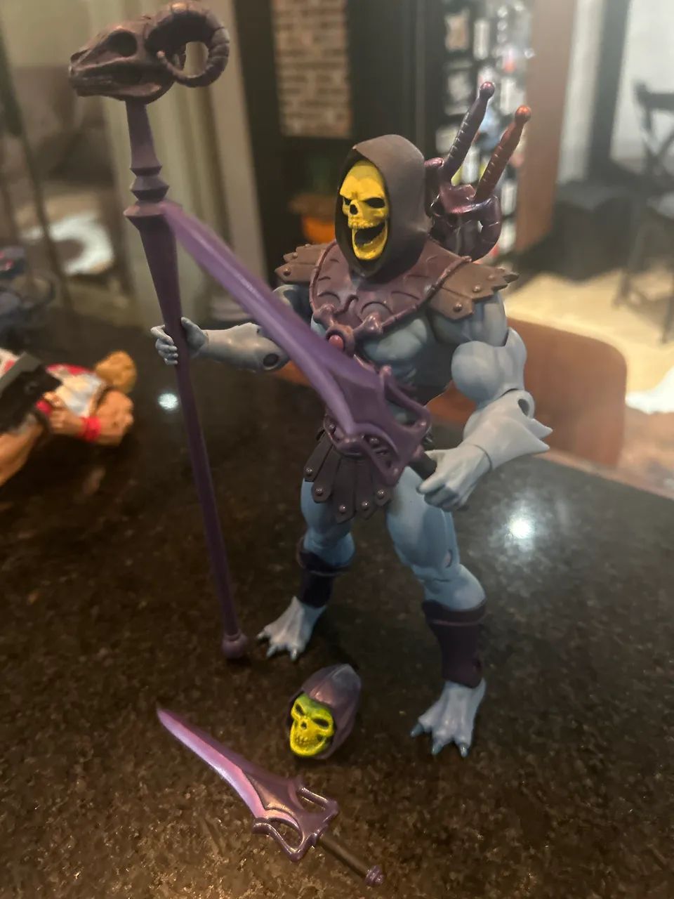 MOTUC ESQUELETO COMPLETO LOOSE COM ACESSÓRIOS EXTRAS - Foto 2