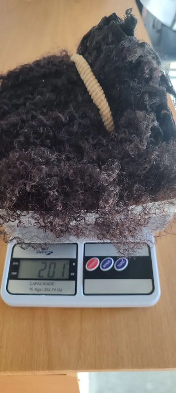 Cabelo crespo 45/50 cm 200g - Foto 3