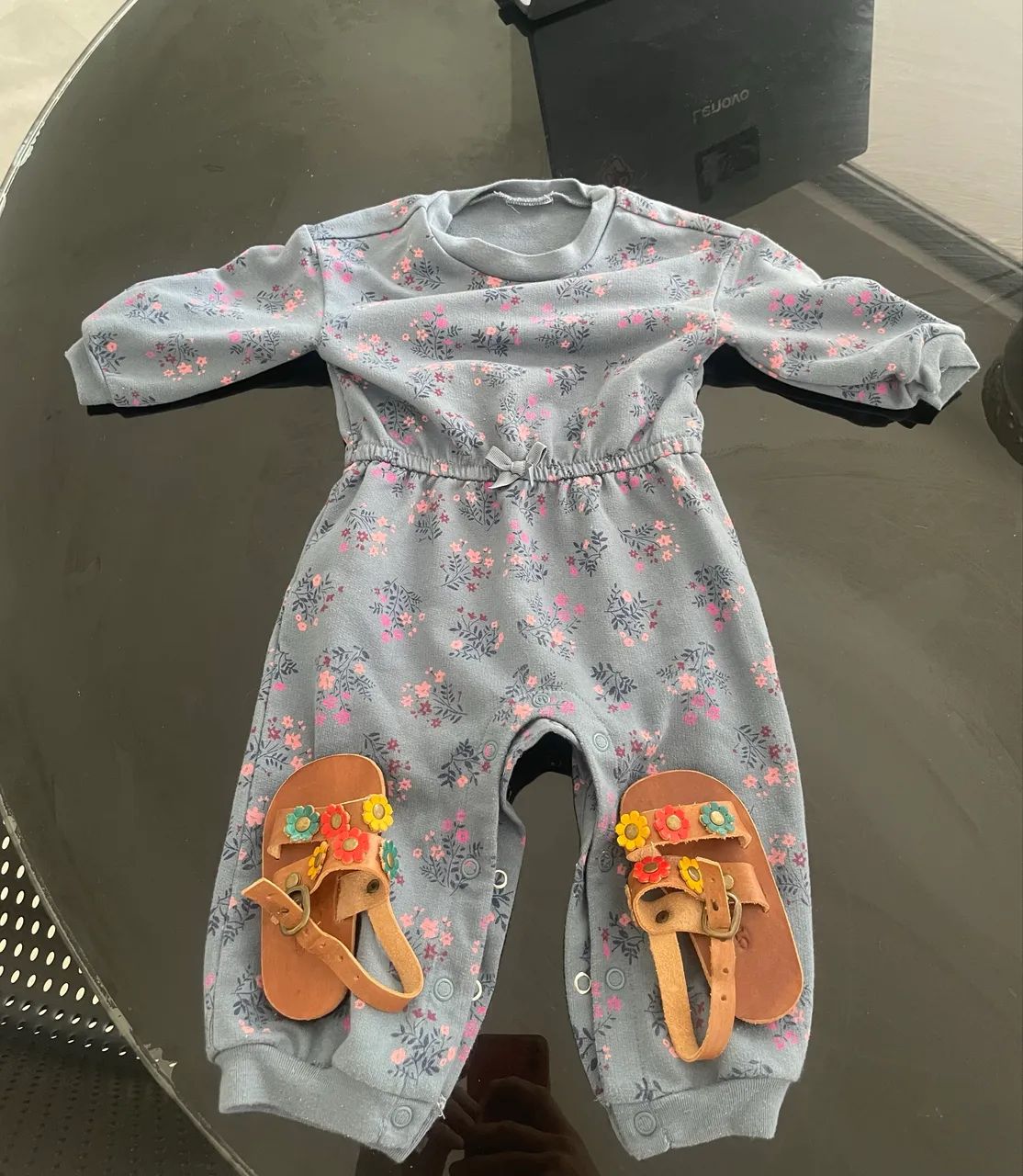 Pijama bebê e sandália  - Foto 2
