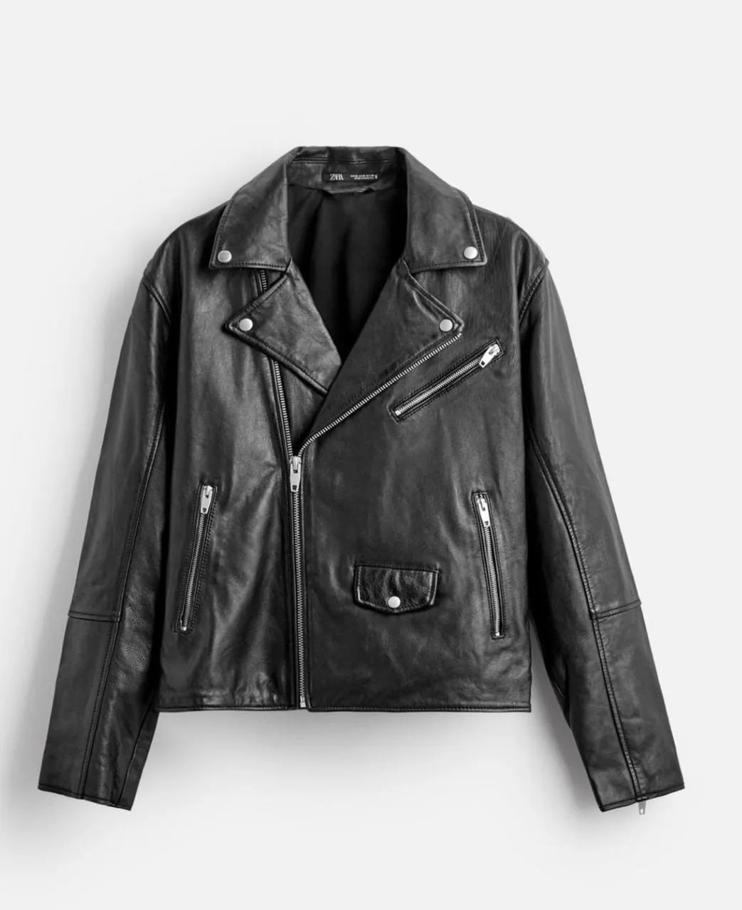 Jaqueta de Couro biker Masculina original  - Foto 3