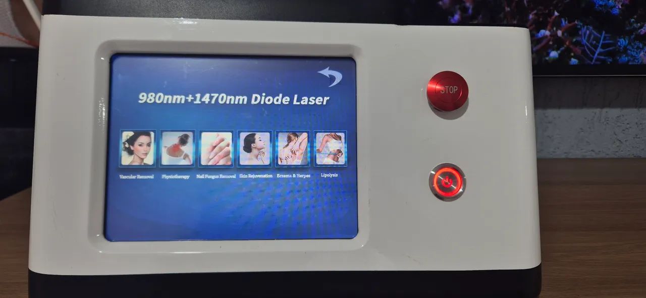 Laser diodo 980+ 1470 endolaser varizes / micoses de unha /laser de gordura / retração de 