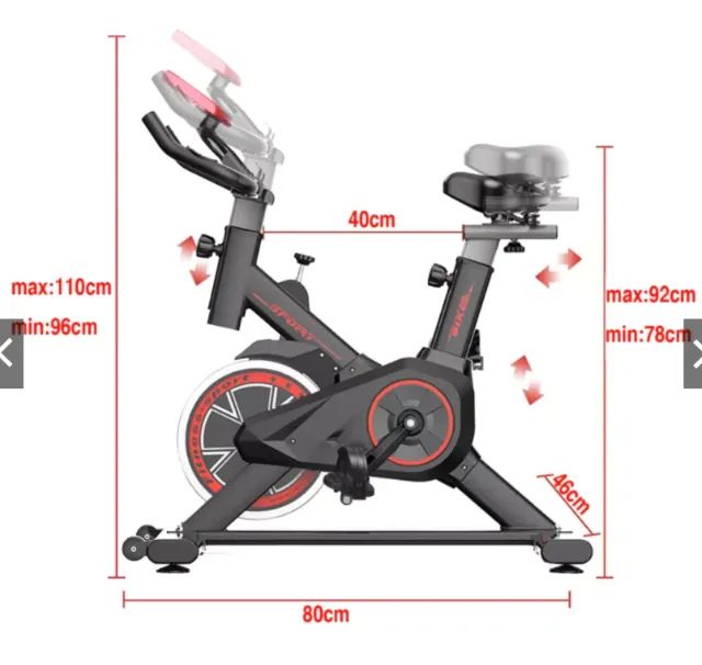 [NOVO] Bicicleta Ergométrica Spinning 120kg (NOVAS LACRADAS) Entregamos + Garantia! - Foto 4