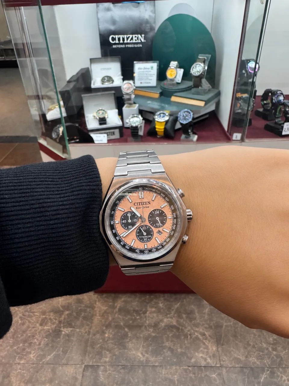CITIZEN ZENSHIN - TITANIUM- CA4610-85Z- NOVO E SEM USO