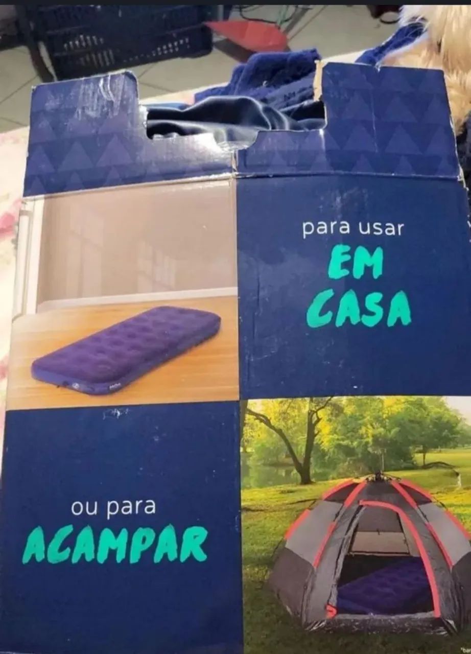 COLCHÃO INFLAVEL SOLTEIRO MARCA MOR - Foto 2