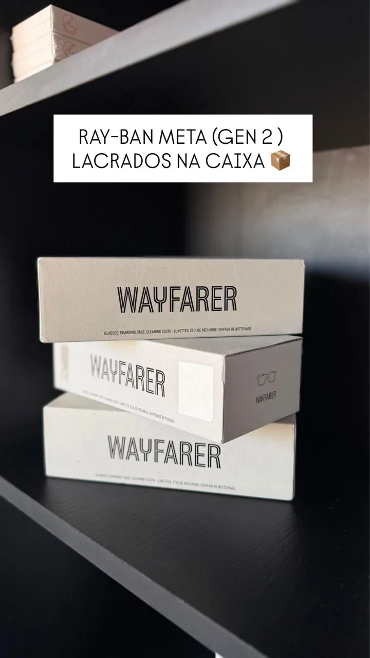 RAY BAN META (GEN 2 ) LACRADOS NA CAIXA NOVOS 