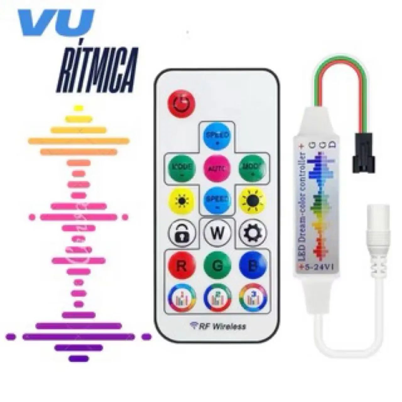 Controlador led vu ws2811