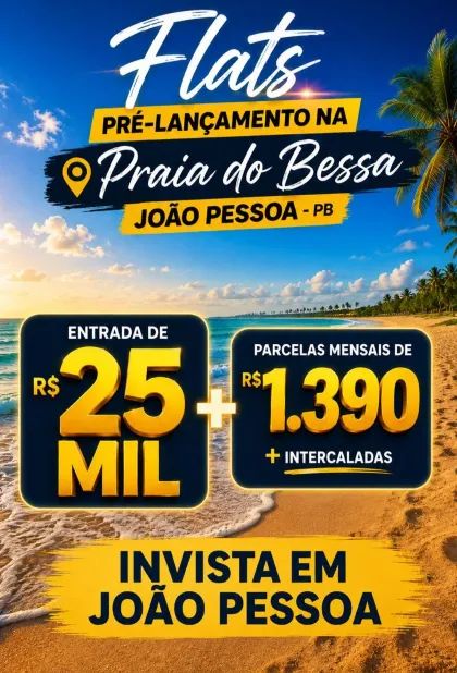 flat na planta em joao pessoa