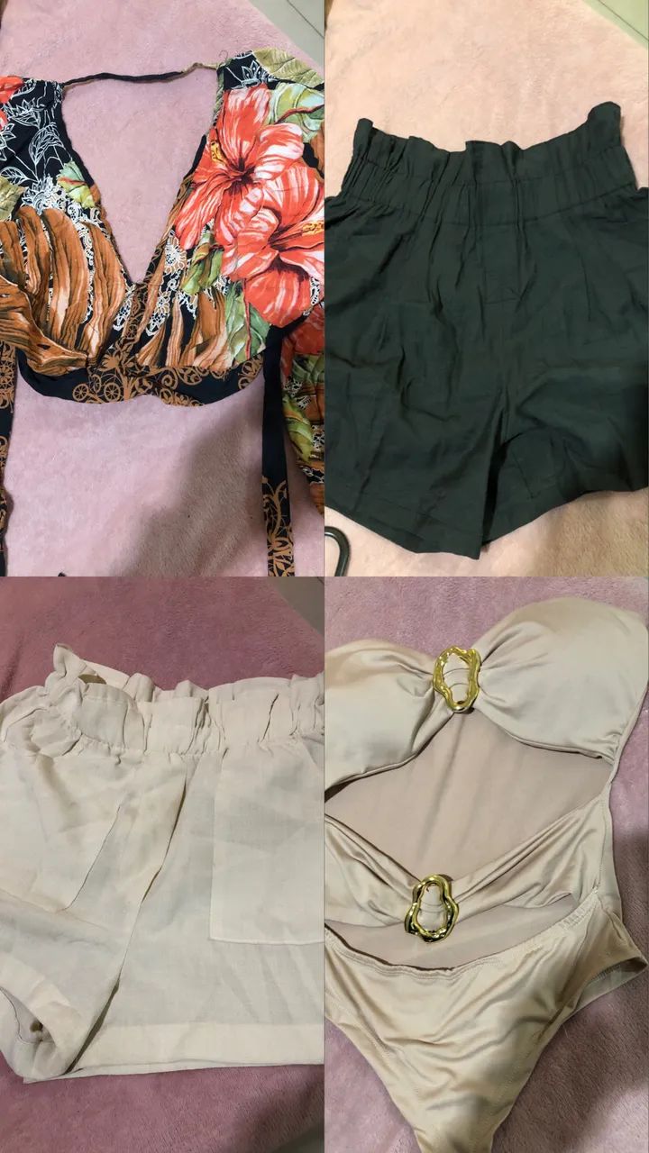 Lote de roupas femininas 