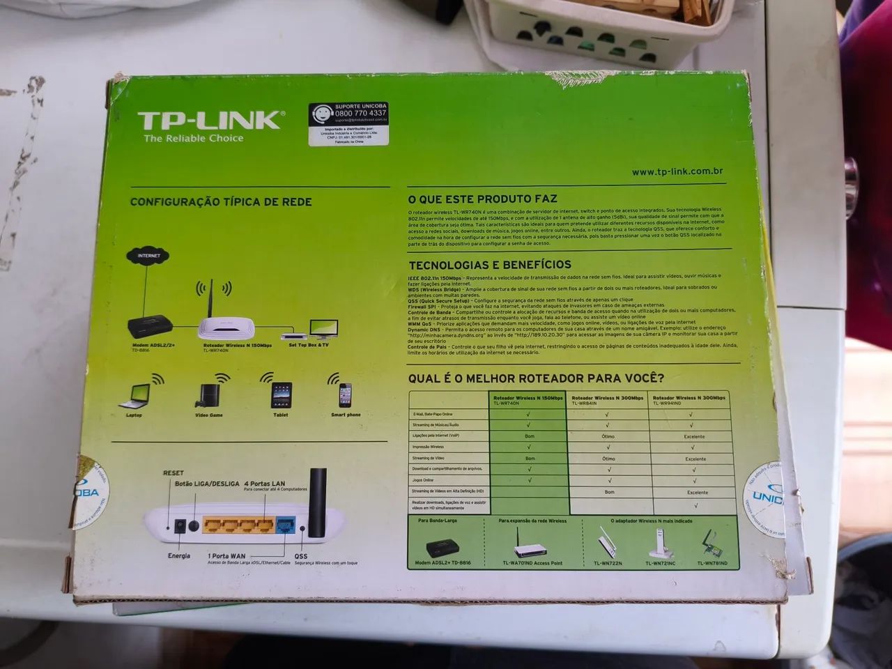 Roteador TP-LINK TL-WR740N - Foto 3