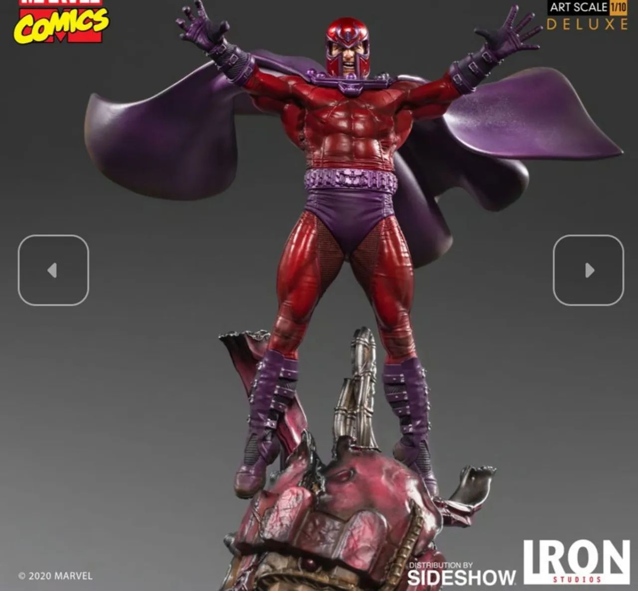 Diorama Magneto Deluxe Iron Studios X-Men - Foto 5