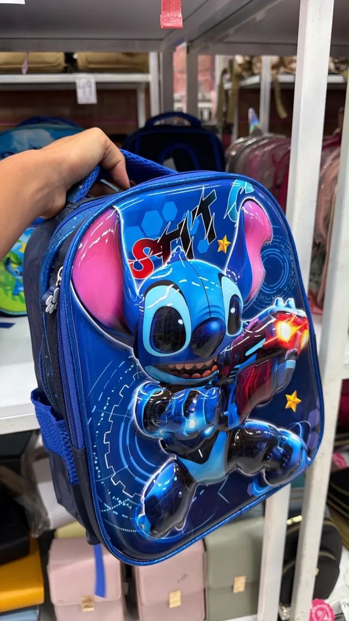 Mochila infantil do Stitch - Foto 2