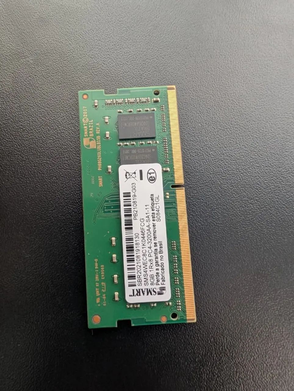 Memória RAM DDR4 8GB 3200MHz SMART para Notebook