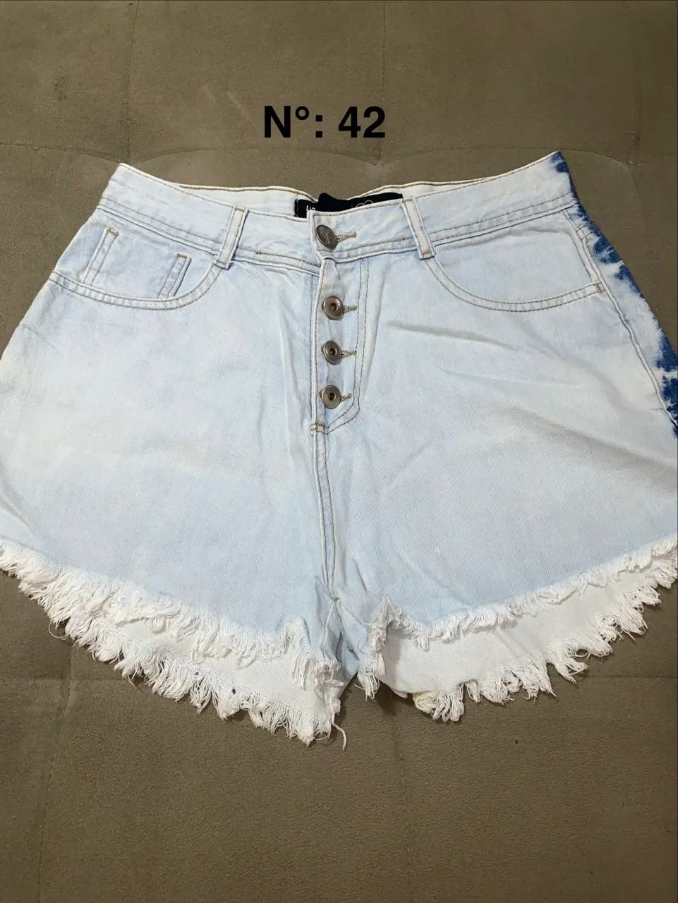 Shorts Jeans Branco