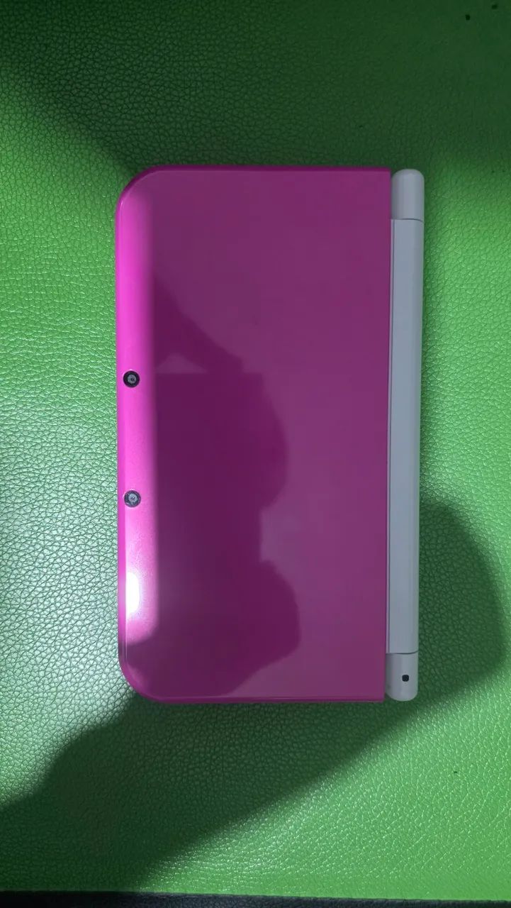 NEW NINTENDO 3DS LL JAPONÊS IPS/IPS  ROSA E BRANCO - Foto 4