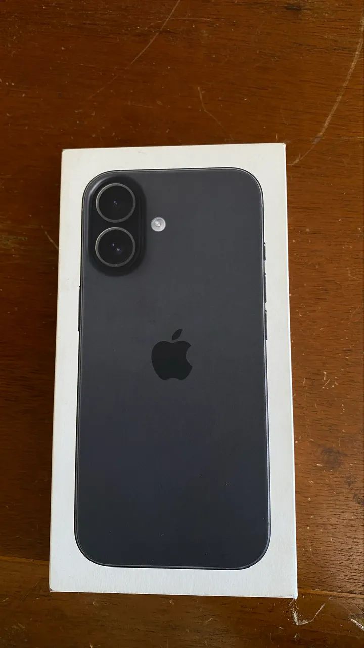 Caixa vazia iPhone 17 black 256g