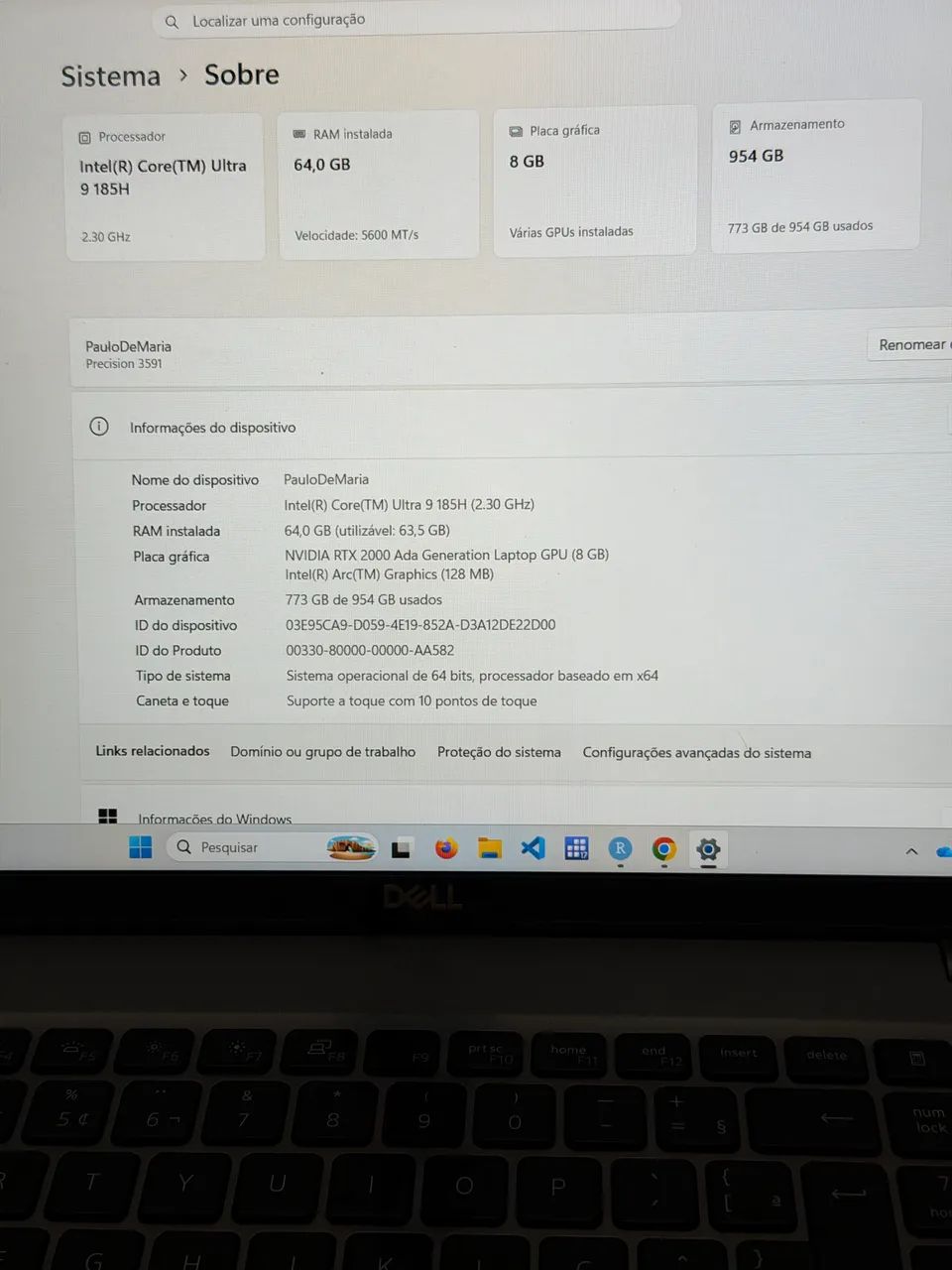 Notebook Dell Workstation - Foto 4
